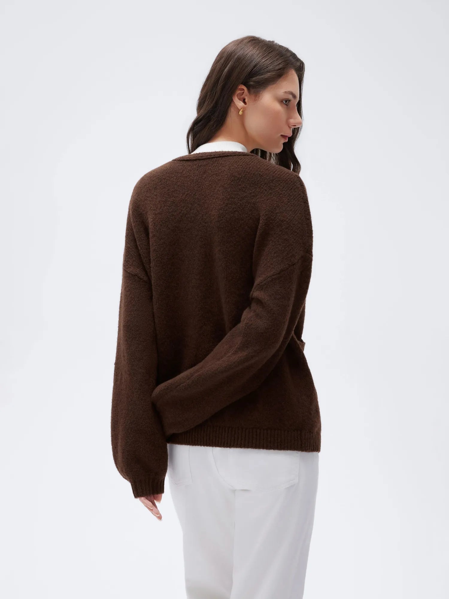 Cashmere Open Front Cardigan Sweaters-SS-SUUKSESS