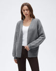 Cashmere Open Front Cardigan Sweaters-SS-SUUKSESS