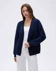 Cashmere Open Front Cardigan Sweaters-SS-SUUKSESS