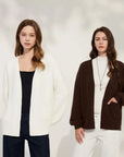 Cashmere Open Front Cardigan Sweaters-SS-SUUKSESS