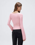 Cashmere Cinched Waist Boat Neck Bell Sleeve Sweaters-SUUKSESS-SUUKSESS
