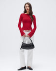 Cashmere Cinched Waist Boat Neck Bell Sleeve Sweaters-SUUKSESS-SUUKSESS
