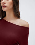 Cashmere Cinched Waist Boat Neck Bell Sleeve Sweaters-SUUKSESS-SUUKSESS