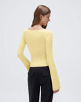 Cashmere Cinched Waist Boat Neck Bell Sleeve Sweaters-SUUKSESS-SUUKSESS