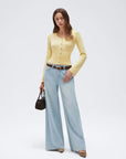 Cashmere Fitted Waist Cardigan Sweater