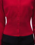 Cashmere Crewneck waistband Cardigan Sweater-SUUKSESS-SUUKSESS
