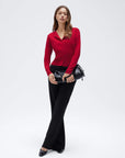 Cashmere Crewneck waistband Cardigan Sweater-SUUKSESS-SUUKSESS