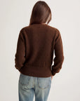 Wool V Neck Tie Waist Sweater - Long Sleeve-SUUKSESS-SUUKSESS