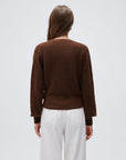 Wool V Neck Tie Waist Sweater - Long Sleeve-SUUKSESS-SUUKSESS