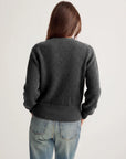 Wool V Neck Tie Waist Sweater - Long Sleeve-SUUKSESS-SUUKSESS