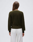 Wool V Neck Tie Waist Sweater - Long Sleeve-SUUKSESS-SUUKSESS