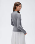 Cashmere Mock Turtleneck Shirt - Long Sleeve-SUUKSESS-SUUKSESS