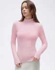 Cashmere Blend Turtle Neck Sweaters - Long Sleeve