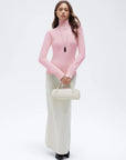 Cashmere Blend Turtle Neck Sweaters - Long Sleeve