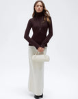 Cashmere Blend Turtle Neck Sweaters - Long Sleeve