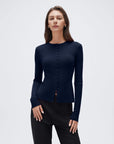 Cashmere Crewneck Cardigan Sweater