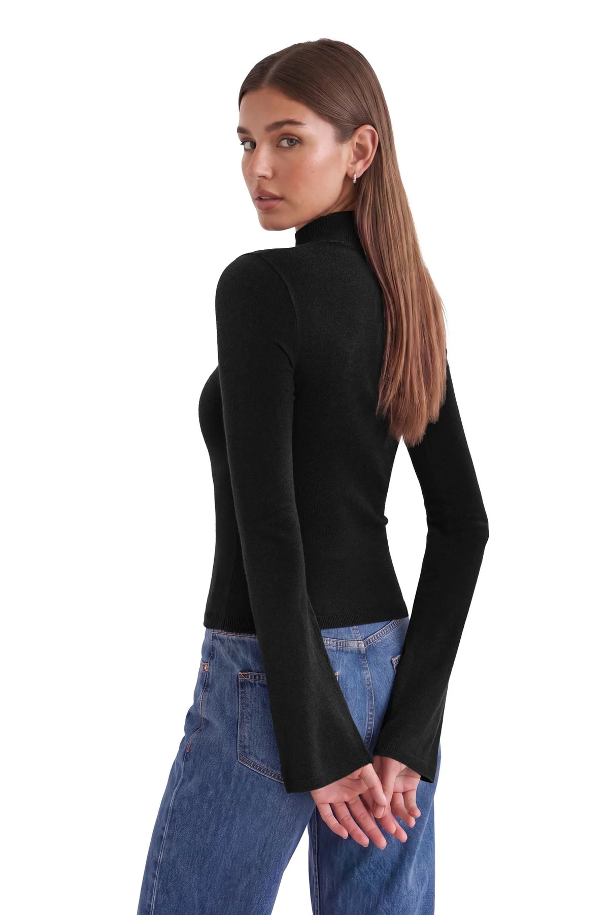 Cashmere Blend Turtleneck Sweaters - Long Sleeve