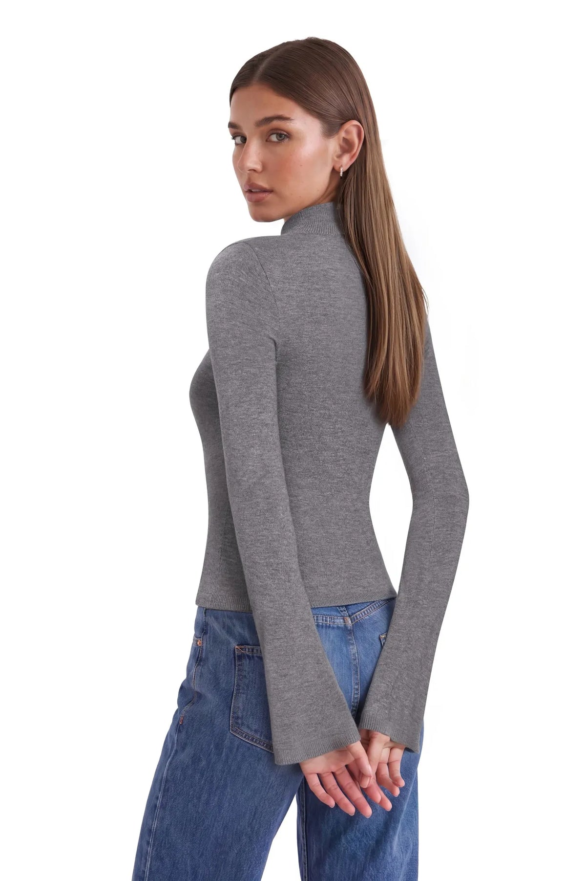 Cashmere Blend Turtleneck Sweaters - Long Sleeve