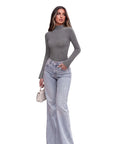 Cashmere Blend Turtleneck Sweaters - Long Sleeve