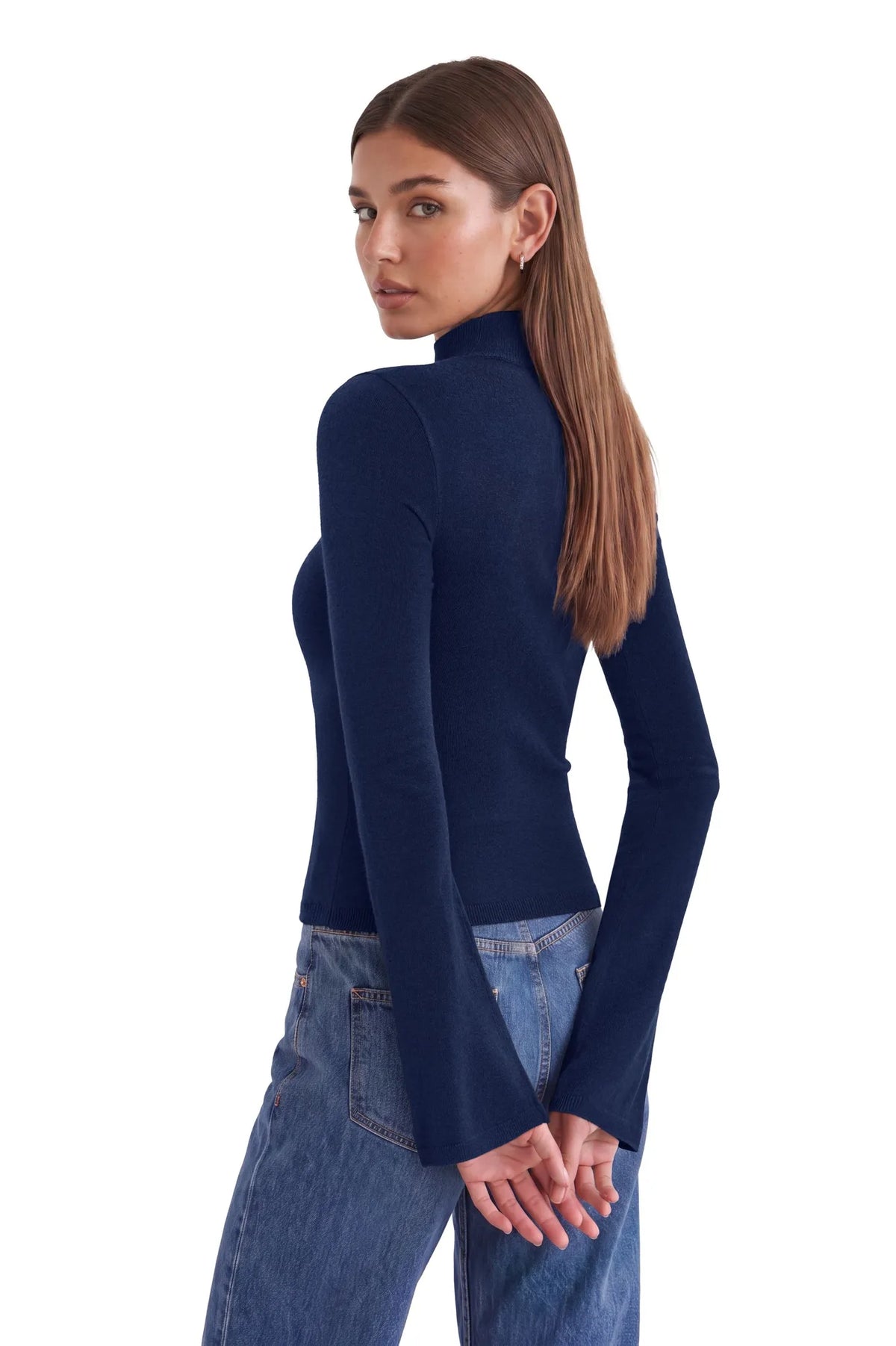 Cashmere Blend Turtleneck Sweaters - Long Sleeve