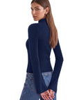 Cashmere Blend Turtleneck Sweaters - Long Sleeve