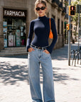 Cashmere Blend Turtleneck Sweaters - Long Sleeve