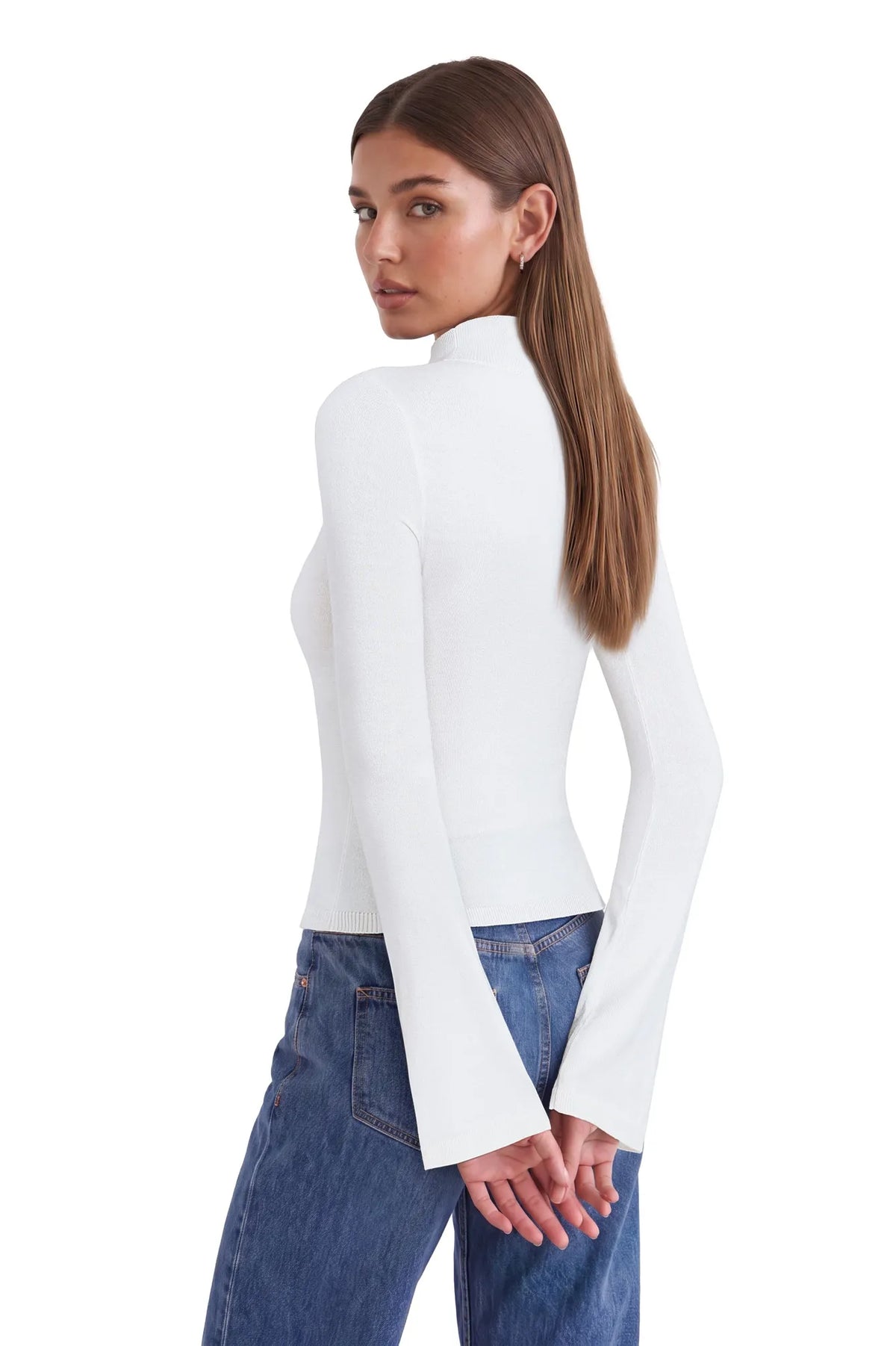 Cashmere Blend Turtleneck Sweaters - Long Sleeve
