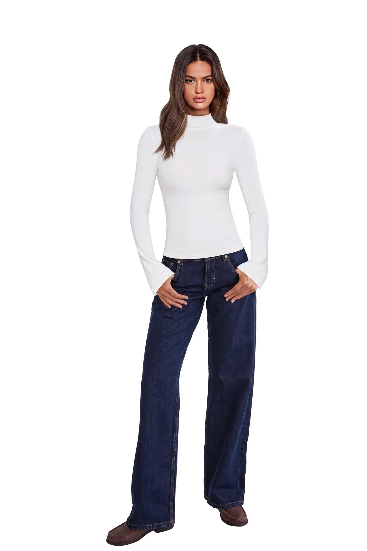 Cashmere Blend Turtleneck Sweaters - Long Sleeve