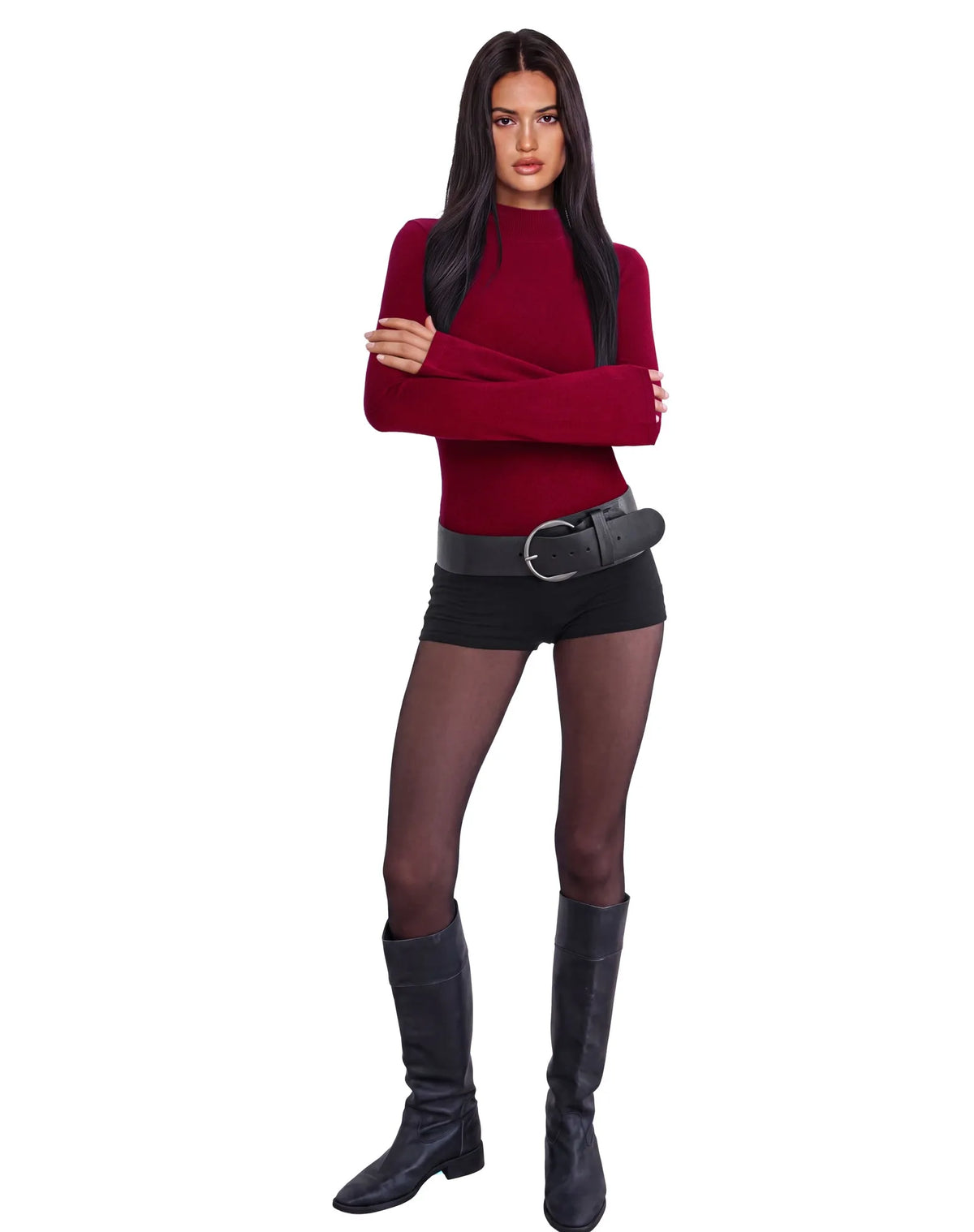 Cashmere Blend Turtleneck Sweaters - Long Sleeve