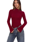 Cashmere Blend Turtleneck Sweaters - Long Sleeve