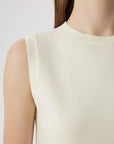 Cashmere Silk Blend Vest Sleeveless Sweater - Short Sleeve-SUUKSESS-SUUKSESS
