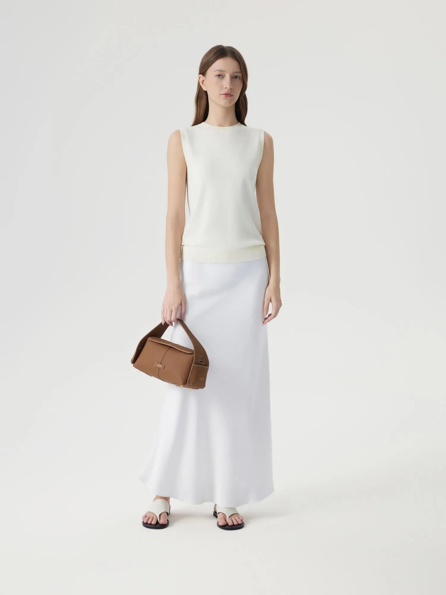 Cashmere Silk Blend Vest Sleeveless Sweater - Short Sleeve-SUUKSESS-SUUKSESS