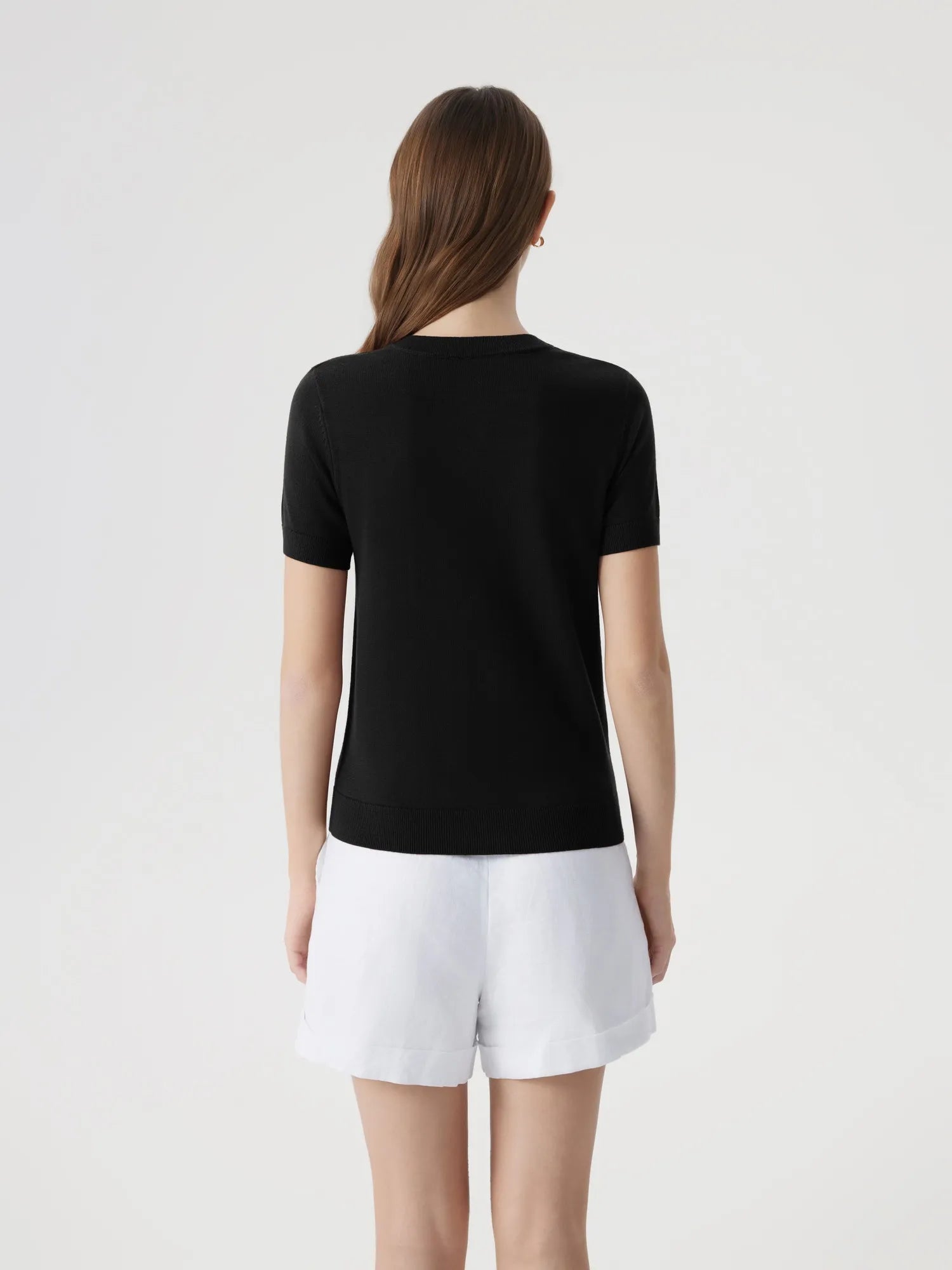 SUUKSESS Women Silk Cashmere Blend Cardigan Sweaters Summer Botton Up Knit Outfits-SUUKSESS-SUUKSESS