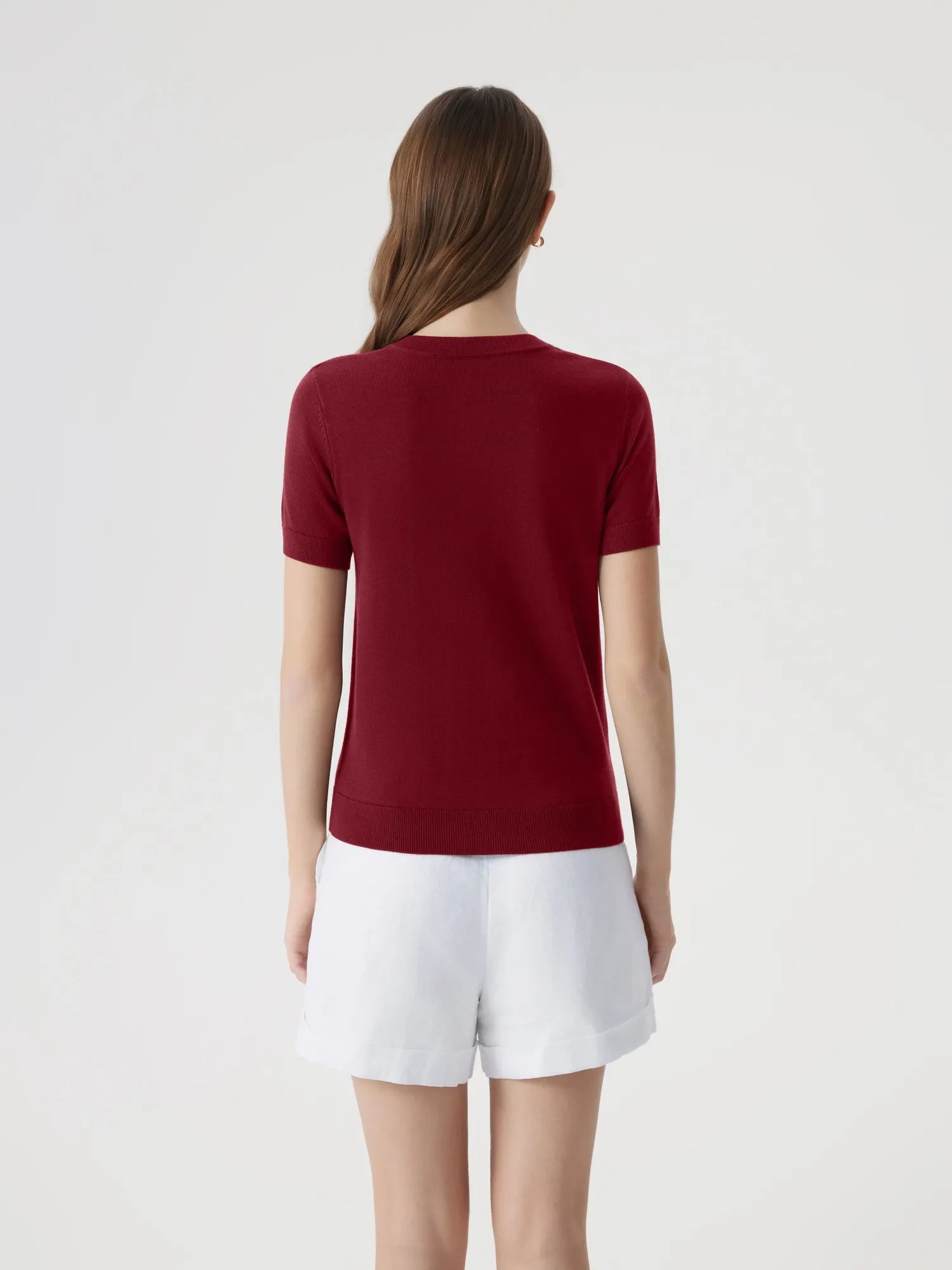 SUUKSESS Women Silk Cashmere Blend Cardigan Sweaters Summer Botton Up Knit Outfits-SUUKSESS-SUUKSESS