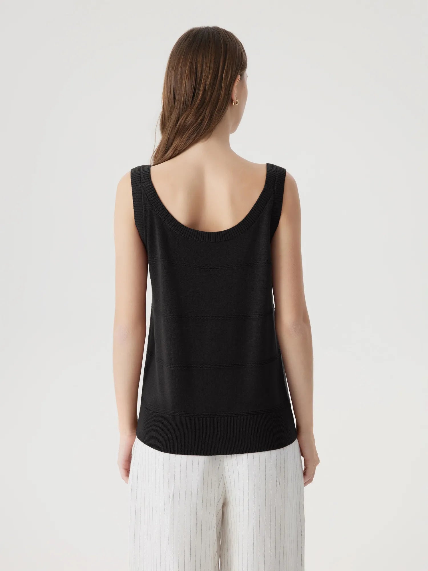 Silk Cashmere Blend Scoop Neck Knit-SUUKSESS-SUUKSESS