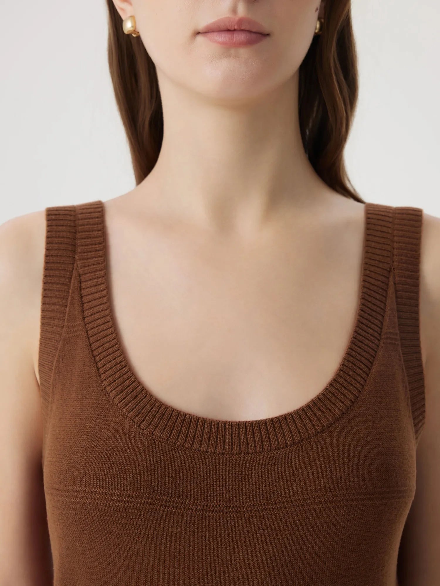 Silk Cashmere Blend Scoop Neck Knit-SUUKSESS-SUUKSESS