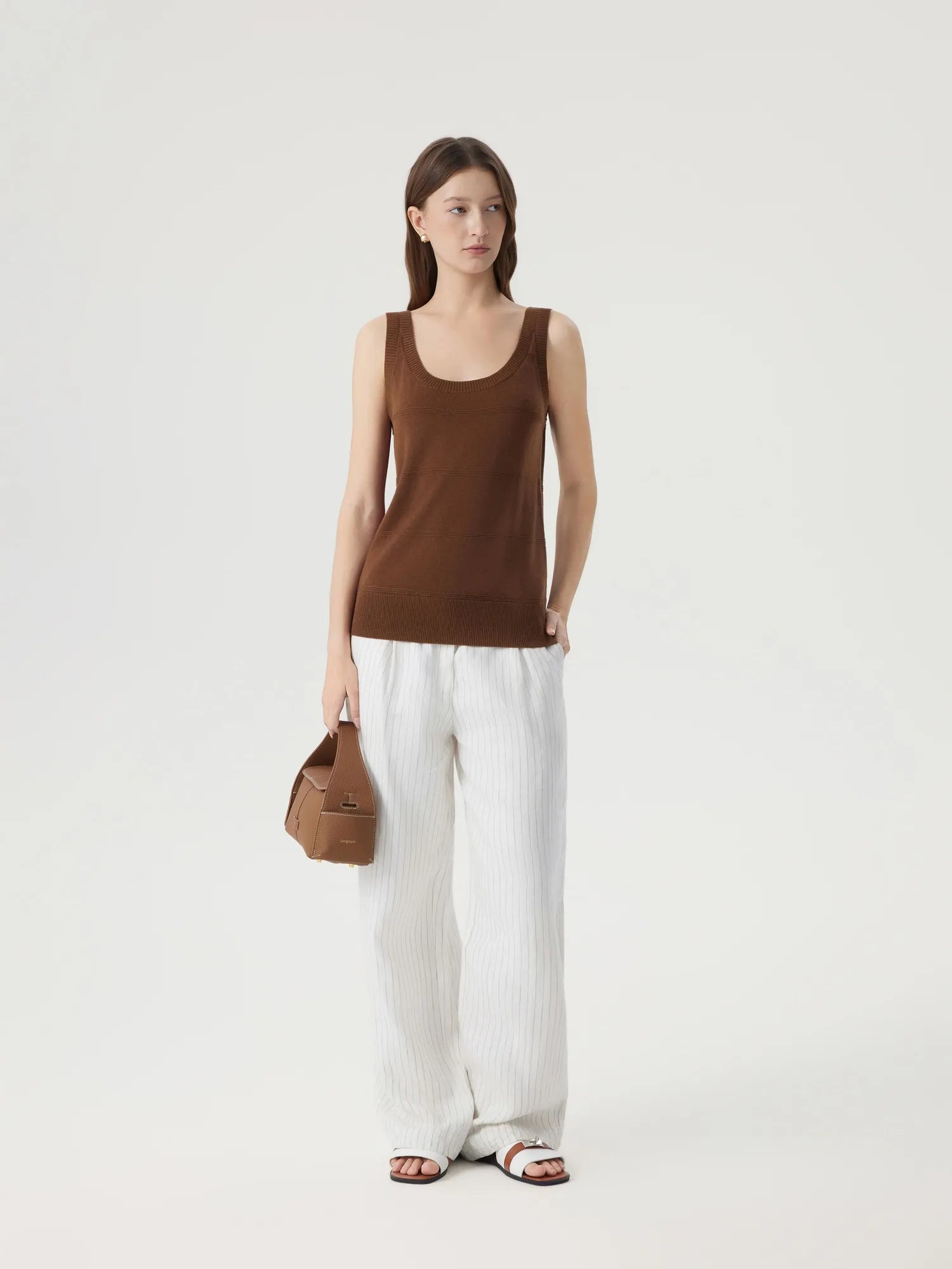 Silk Cashmere Blend Scoop Neck Knit-SUUKSESS-SUUKSESS