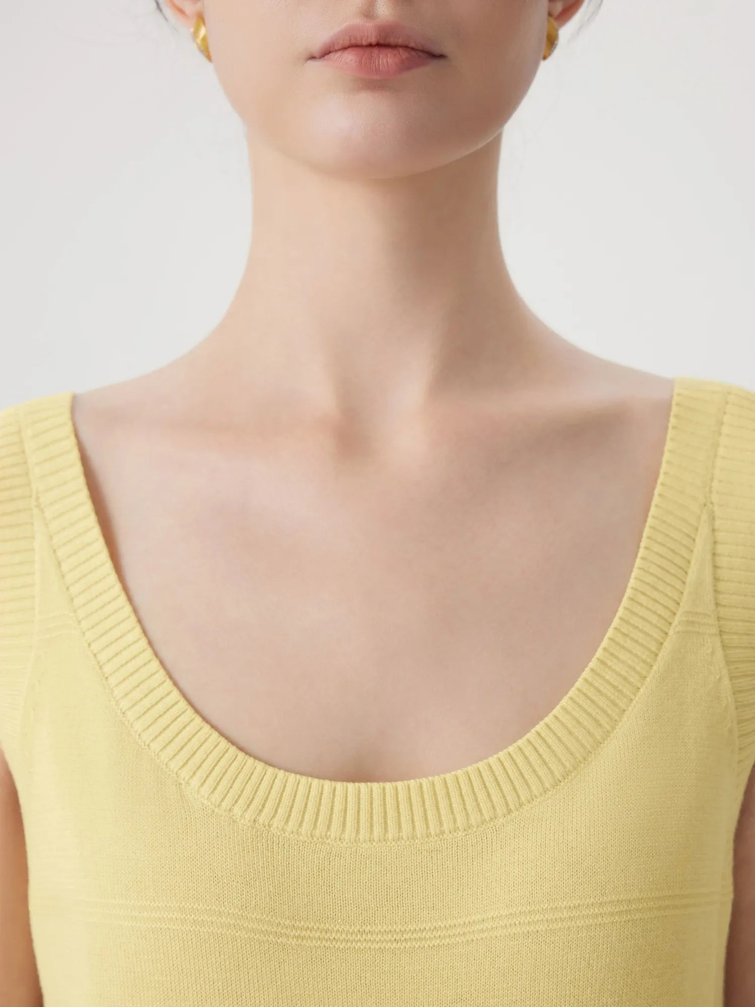 Silk Cashmere Blend Scoop Neck Knit-SUUKSESS-SUUKSESS