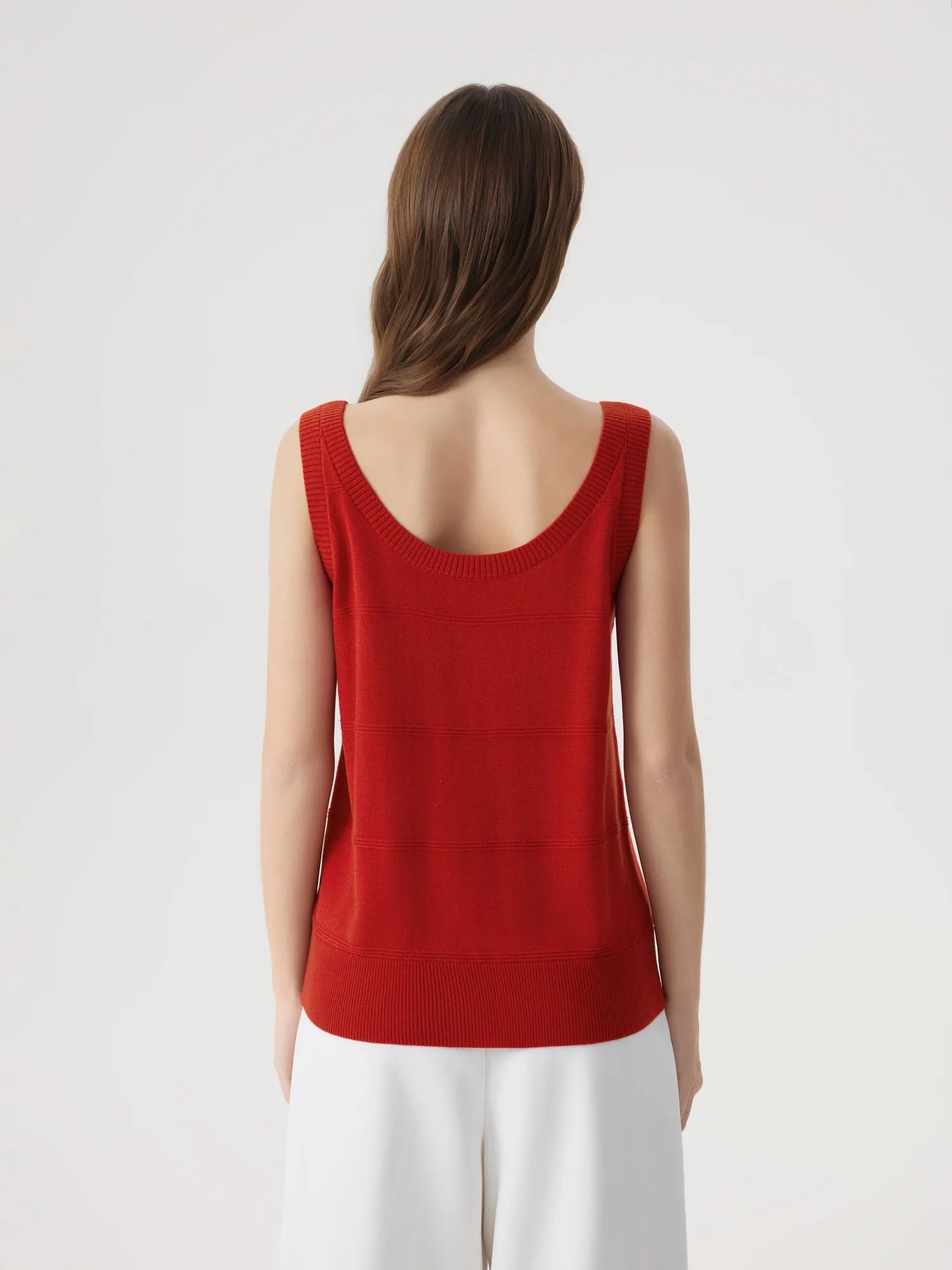 Silk Cashmere Blend Scoop Neck Knit-SUUKSESS-SUUKSESS
