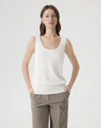 Silk Cashmere Blend Scoop Neck Knit-SUUKSESS-SUUKSESS