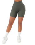 Crossover Sculpt Biker Shorts-Suuksess Women's Shorts for Running, Sports, Hiking - Lululemon Dupe, Gymshark Dupe, Fabletics Dupe