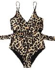 High-Waisted Monokini Bathing Suit - SUUKSESS