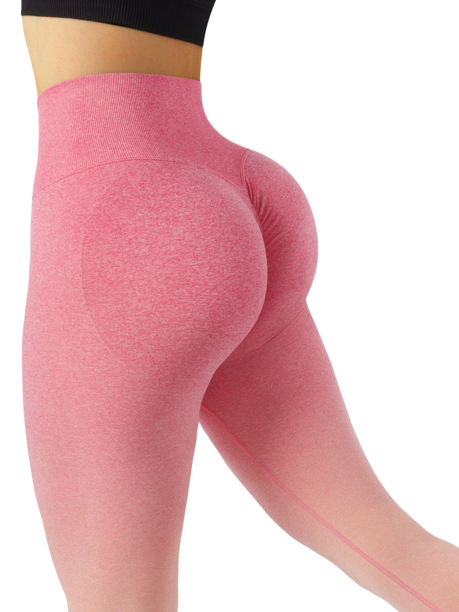 Women's Peach Lift Leggings Tie Dye Scrunch Butt Seamless Ruched