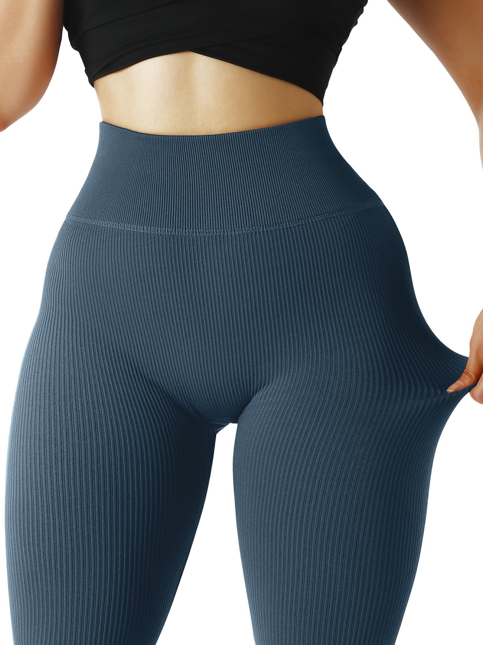  Dragon Fit High Waist Yoga Pants for Women Butt Lifting Gym  Workout Running Leggings with Pockets Blue : Clothing, Shoes & Jewelry