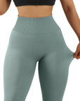 Seamless Scrunch Leggings-SUUKSESS-TikTok Leggings