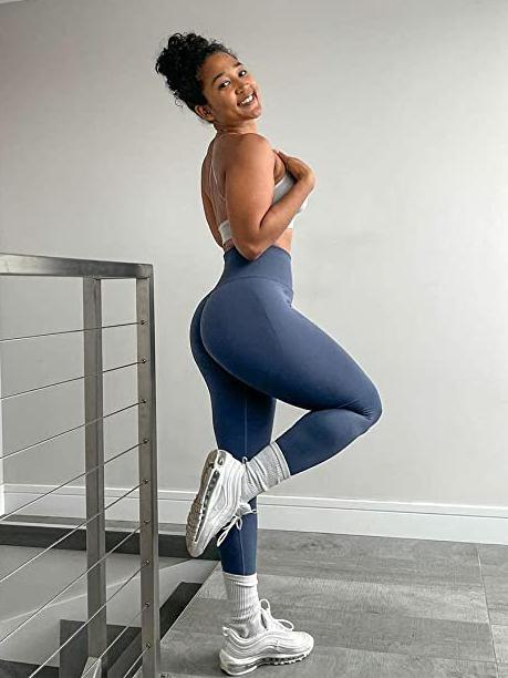 V3 Apparel Womens Seamless Scrunch Define Workout Leggings, 56% OFF