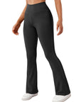 2023 New Ribbed Seamless Flare Leggings (US ONLY)-Flare Leggings-SUUKSESS-Black-S-