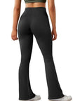 2023 New Ribbed Seamless Flare Leggings (US ONLY)-Flare Leggings-SUUKSESS-