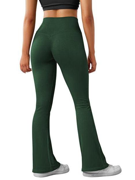 2023 New Ribbed Seamless Flare Leggings (US ONLY)-Flare Leggings-SUUKSESS-