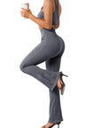 2023 New Ribbed Seamless Flare Leggings (US ONLY)-Flare Leggings-SUUKSESS-